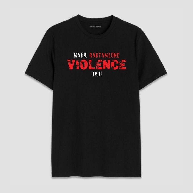Mana Raktamlone Violence Undi  Round Neck T-Shirt